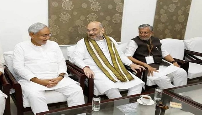 మిత్రపక్షాల వేటలో బీజేపీ; సీట్ల సర్దుబాటుపై నితీష్ తో అమిత్ షా చర్చలు మిత్రపక్షాల వేటలో బీజేపీ; సీట్ల సర్దుబాటుపై నితీష్ తో అమిత్ షా చర్చలు