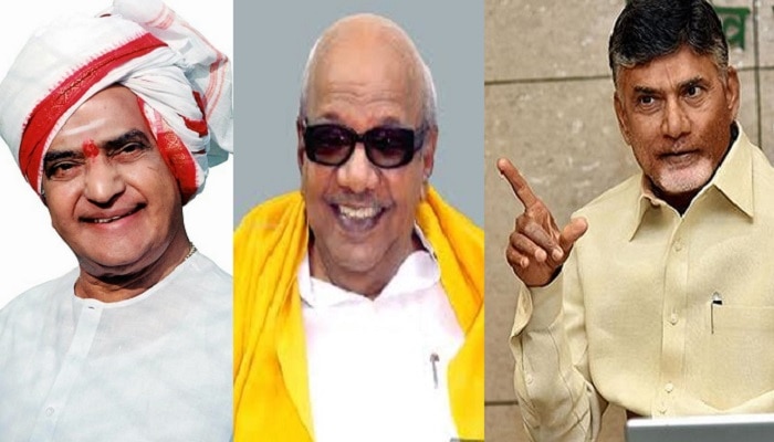 కరుణానిధిని ఎన్టీఆర్ తో పోల్చిన చంద్రబాబు కరుణానిధిని ఎన్టీఆర్ తో పోల్చిన చంద్రబాబు
