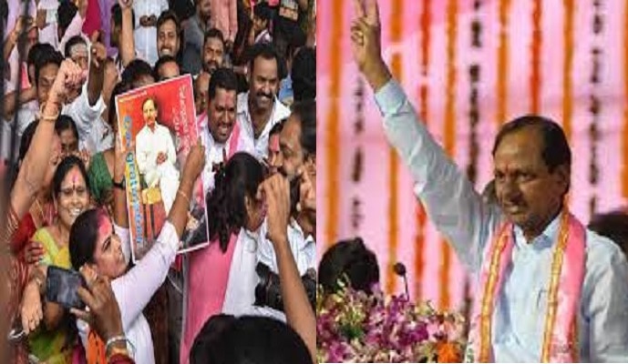 వార్ వన్ సైడే : టీఆర్ఎస్ కు బ్రహ్మరథం పట్టిన జనాలు