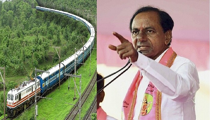 సీఎం కేసీఆర్ నియోజకవర్గంలో రైలు బండి సీఎం కేసీఆర్ నియోజకవర్గంలో రైలు బండి