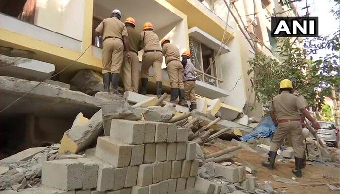 నిర్మాణంలో వున్న అపార్ట్మెంట్ కూలి నలుగురు మృతి నిర్మాణంలో వున్న అపార్ట్మెంట్ కూలి నలుగురు మృతి