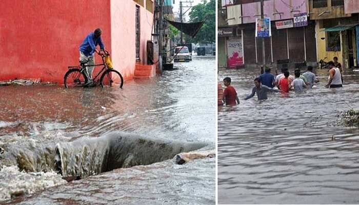 హైదరాబాద్‌లో భారీ వర్షం.. మ్యాన్ హోల్స్‌తో జర జాగ్రత్త !