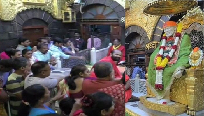 Shirdi sai temple devotee rush : భక్తికి బంద్ అడ్డంకి కాదు Shirdi sai temple devotee rush : భక్తికి బంద్ అడ్డంకి కాదు