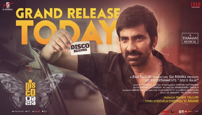 డిస్కోరాజా ట్విట్టర్ రివ్యూ: మాస్ మహారాజా ఈజ్ బ్యాక్ డిస్కోరాజా ట్విట్టర్ రివ్యూ: మాస్ మహారాజా ఈజ్ బ్యాక్