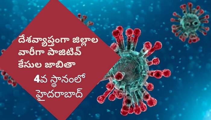 కరోనావైరస్ ఎక్కువైన జిల్లాల జాబితా.. దేశంలోనే 4వ స్థానంలో హైదరాబాద్ కరోనావైరస్ ఎక్కువైన జిల్లాల జాబితా.. దేశంలోనే 4వ స్థానంలో హైదరాబాద్