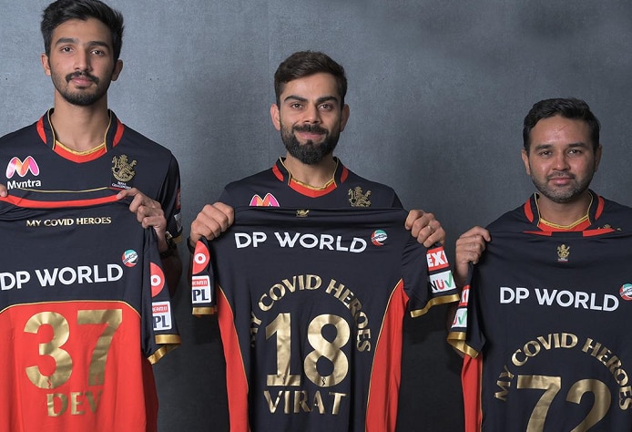 IPL 2020: RCB కొత్త జెర్సీ, థీమ్ సాంగ్ రిలీజ్ IPL 2020: RCB కొత్త జెర్సీ, థీమ్ సాంగ్ రిలీజ్