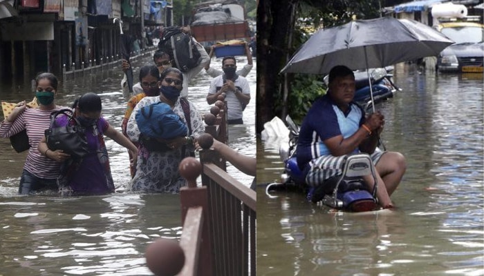 Heavy rains: ముంబైని ముంచెత్తిన వర్షాలు, పొంచి ఉన్న వరద ముప్పు Heavy rains: ముంబైని ముంచెత్తిన వర్షాలు, పొంచి ఉన్న వరద ముప్పు