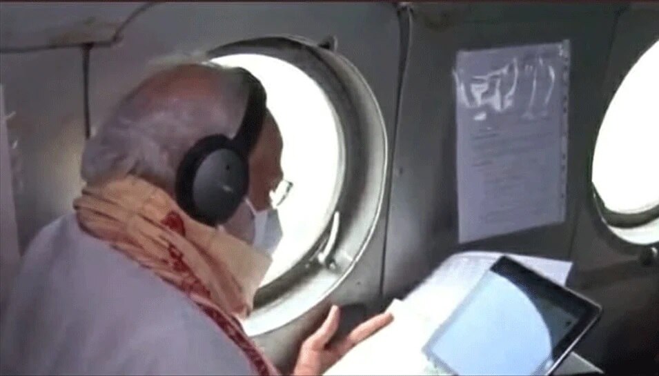 Modi Aerial Survey: తుపాను ప్రభావిత ప్రాంతాల్లో ప్రధాని మోదీ ఏరియల్ సర్వే