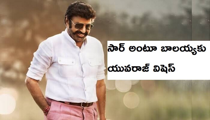 HBD Balakrishna: బాలకృష్ణకు బర్త్‌డే విషెస్ వెల్లువ, యువరాజ్, చిరంజీవి, ఇతర ప్రముఖులు శుభాకాంక్షలు