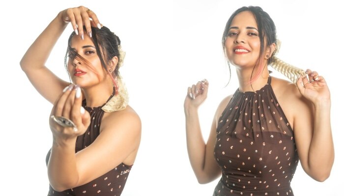 Anasuya Bharadwaj Photoshoot: మత్తేక్కించే చూపులతో కట్టిపడేస్తున్న యాంకర్ అనసూయ