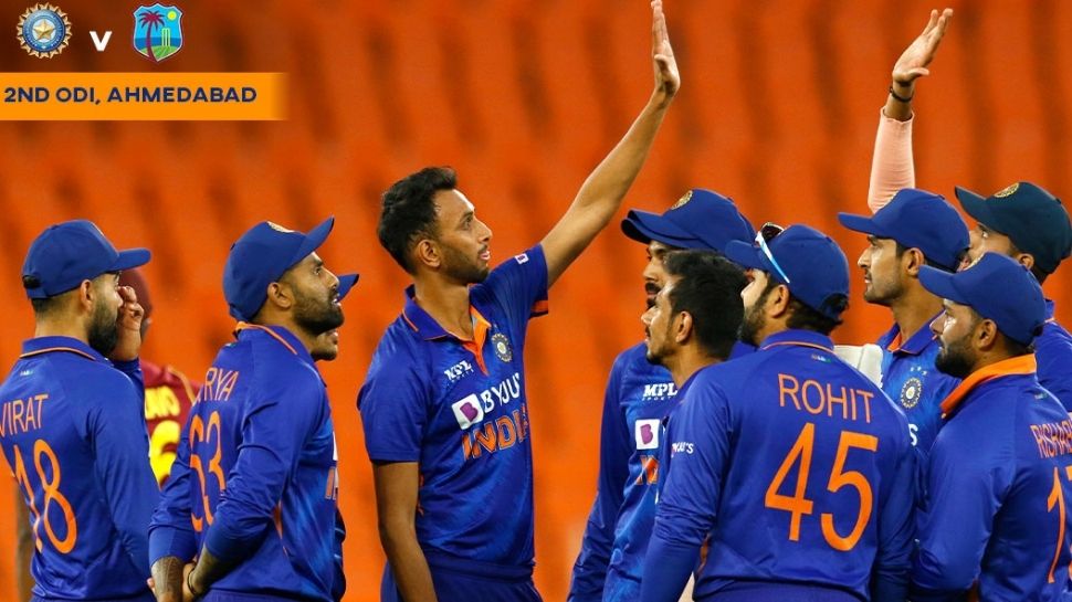 india vs west indies 2nd odi, india win by 44 runs and seal the series