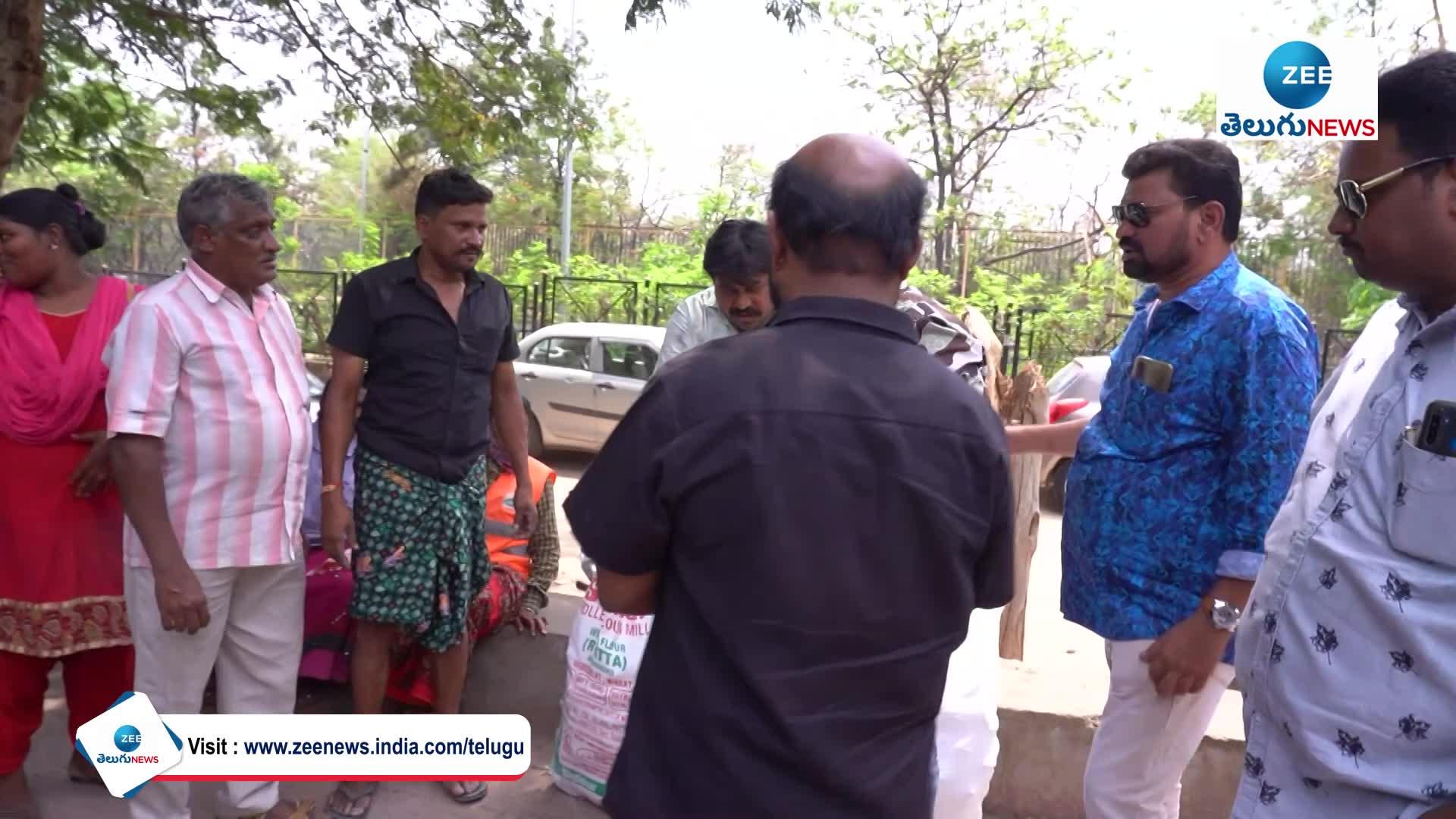   Sampoornesh Babu Disturbing Food On occasion of his Birthday