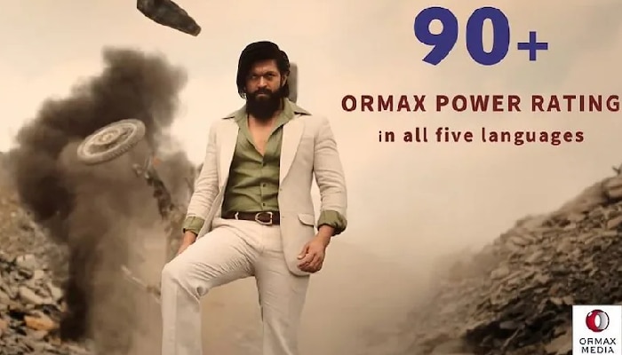 KGF 2 emerges as first-ever film to score 90+ on Ormax media power