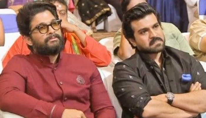 Allu Arjun - Ram Charan : రా రా.. రా పక్కన కూర్చోరా!.. చెర్రీ బన్నీ బాండింగ్ వీడియో వైరల్