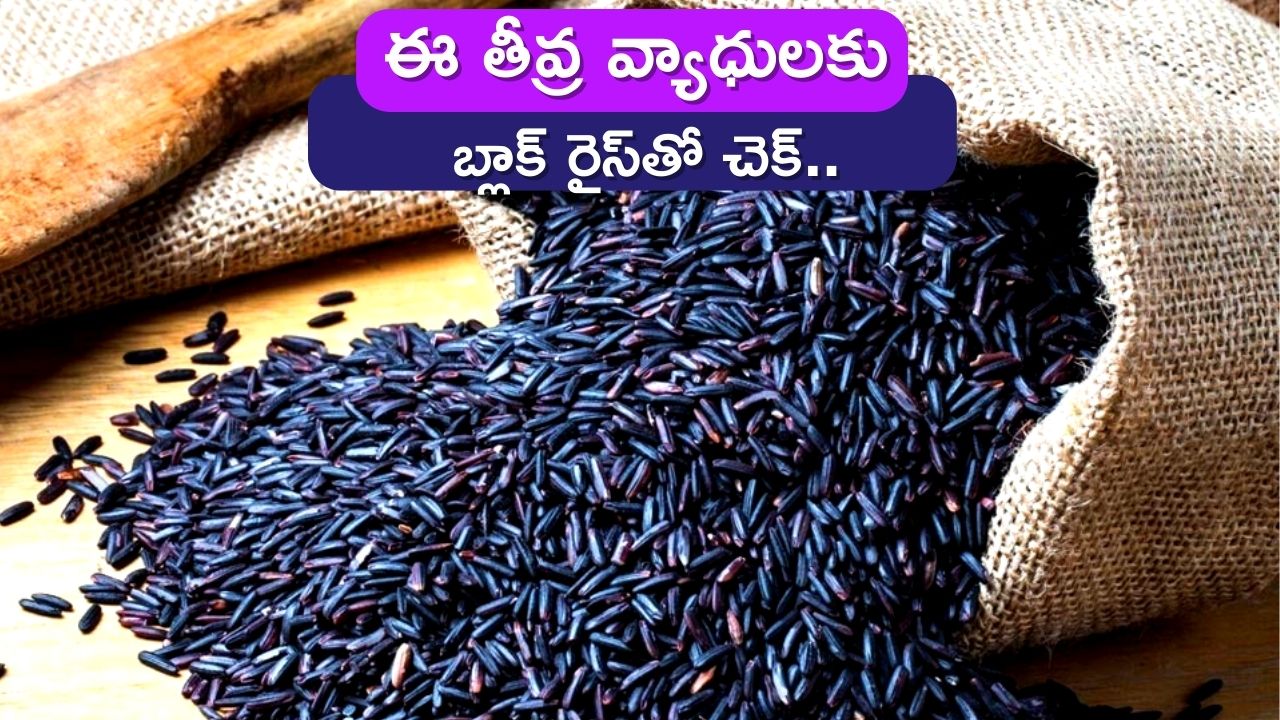 Black Rice Benefits: ఎలాంటి ఖరీదైన వైద్యం లేకుండానే ఈ వ్యాధులకు బ్లాక్‌ రైస్‌తో చెక్‌..