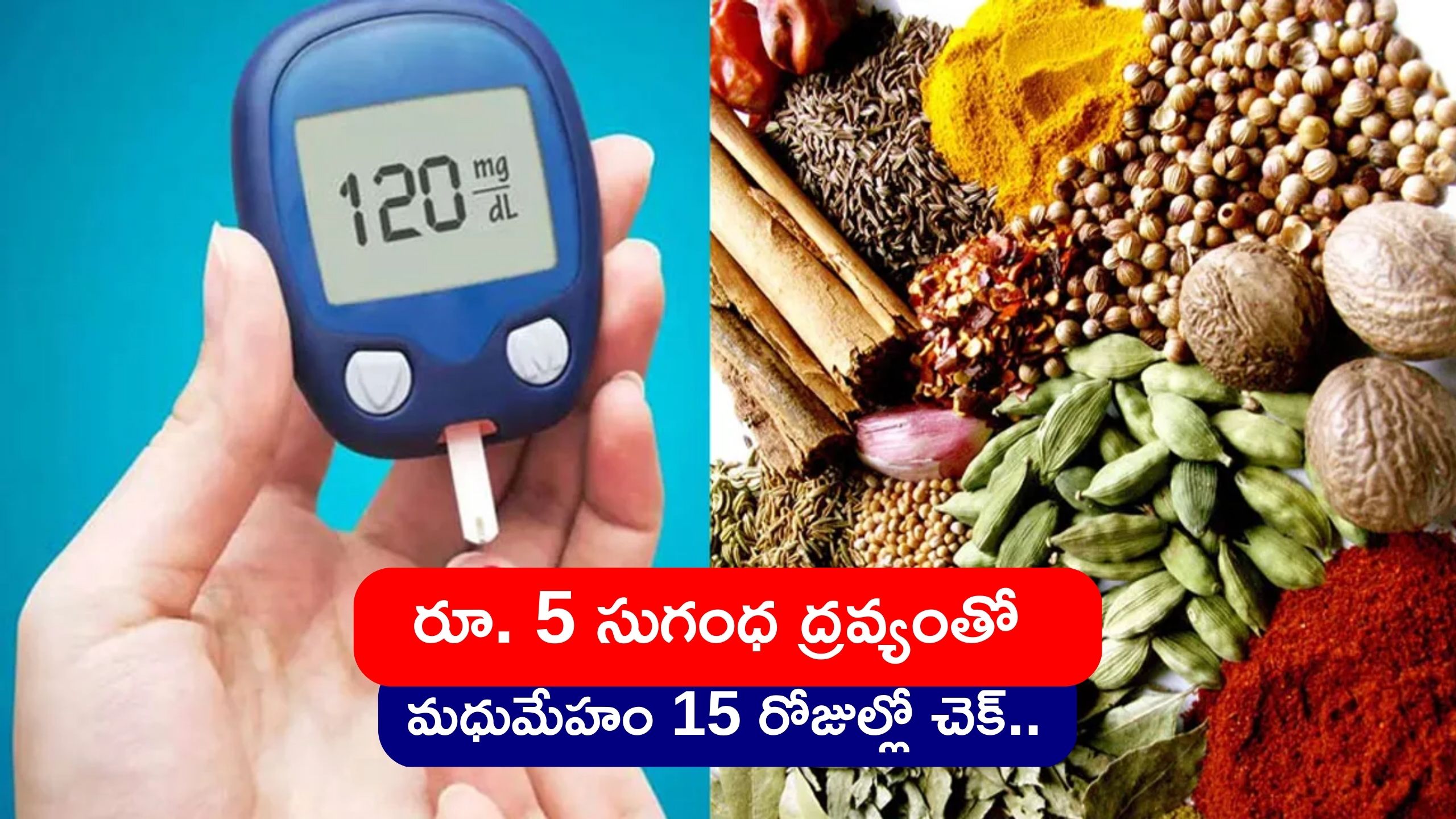 Diabetes Control Food Drinking Turmeric Fenugreek Seeds And Coriander