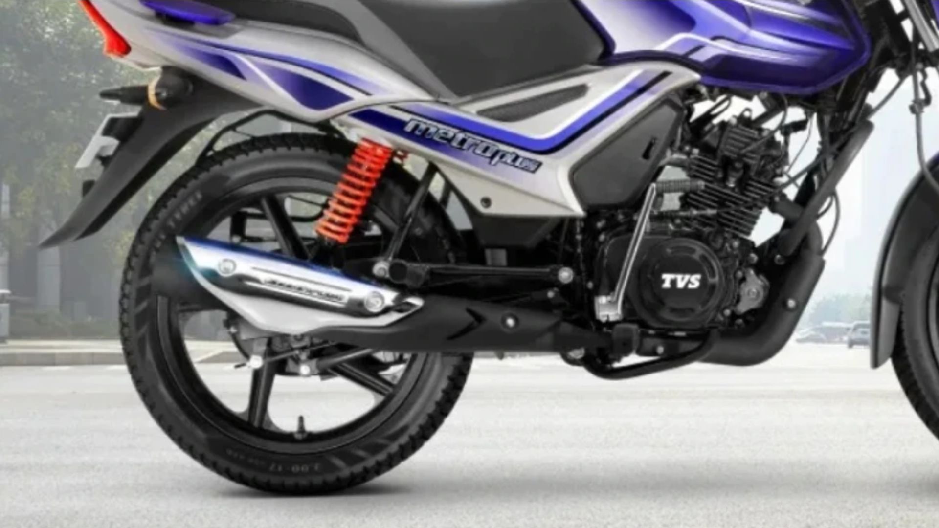 tvs metro plus motorcycle