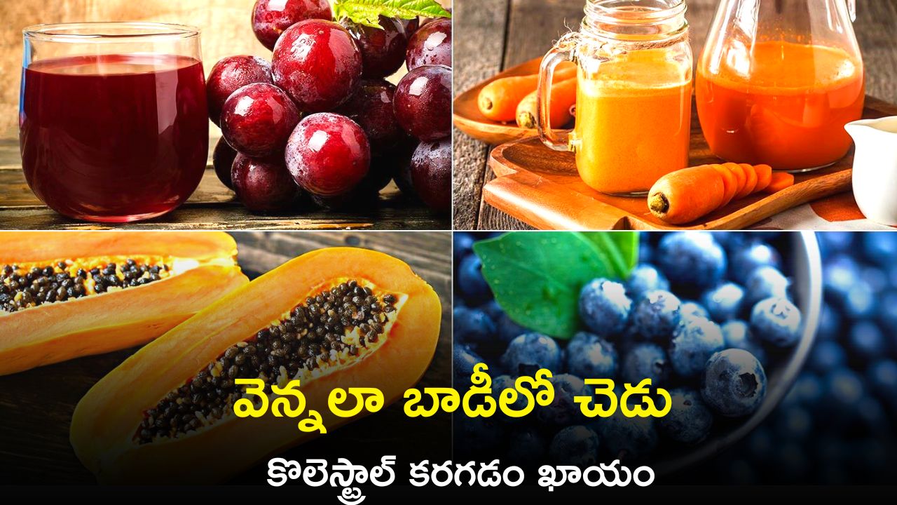 High Cholesterol: ఈ రసాలతో వెన్నలా బాడీలో చెడు కొలెస్ట్రాల్‌ కరగడం ఖాయం..