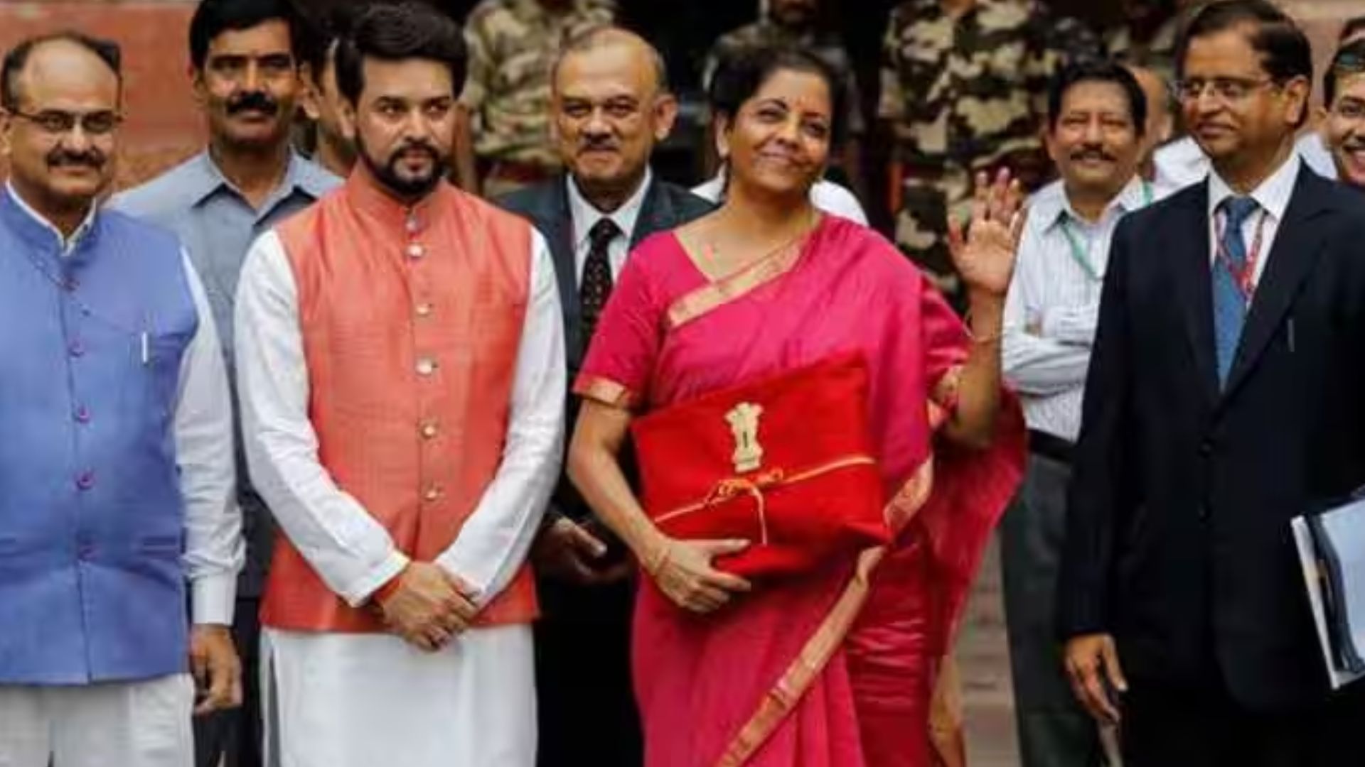 Nirmala Sitharaman Saree Budget 2023: FM Nirmala Sitharaman Wears ...