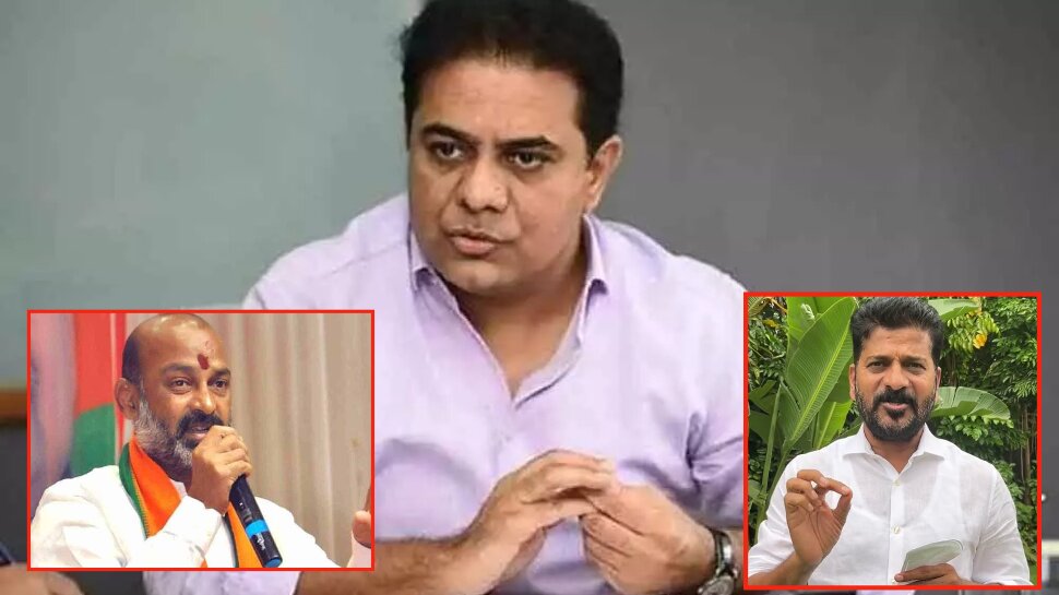 Minister KTR Legal Notices To Revanth Reddy And Bandi Sanjay For ...