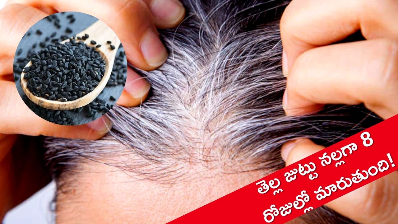 Premature White Hair: కలోంజితో కూడా పూర్తిగా శాశ్వతంగా తెల్ల జుట్టు నల్లగా 8 రోజుల్లో మారుతుంది!