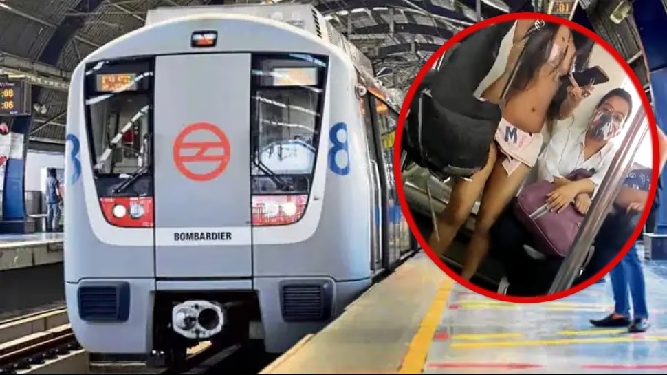 Girl Wearing Bikini Travelling in Delhi Metro Video Goes Viral on