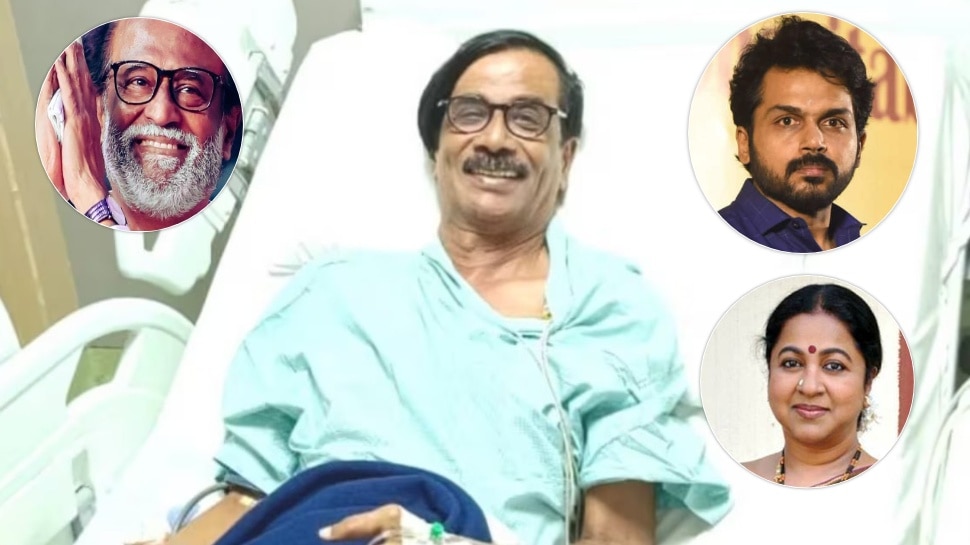 Rajinikanth Radhika Jayam Ravi And Karthi Condolences to Manobala Death ...