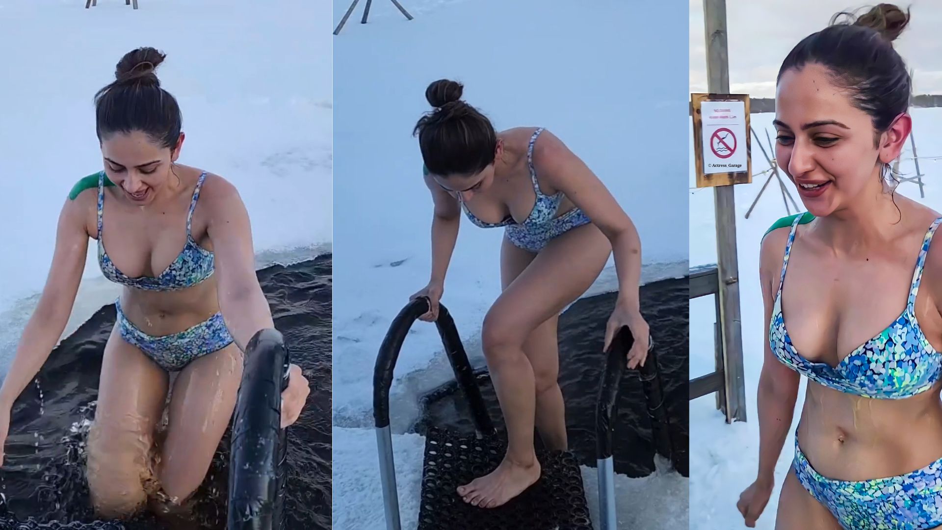 Rakul Preet Singh Raises Mercury in Hot Bikini as She Takes a Dip in  Freezing Weather Amid Snowfall Watch