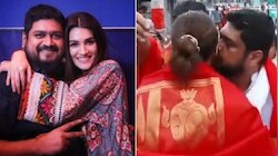 Om Raut kiss: తిరుమలలో కృతికి ఓం రౌత్ ముద్దు.. ఇదేం రచ్చరా అయ్యా?