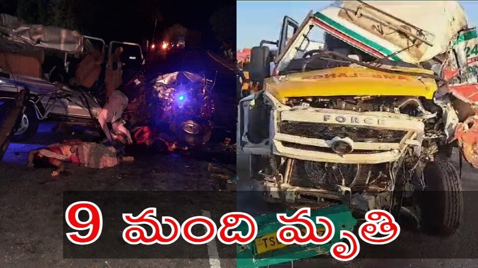 9 Killed and 10 Injured in Two Massive Road Accidents annamayya and