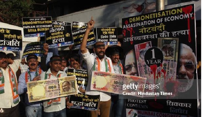 Demonitisation Sign Seven Years of Demonetization in india, A look back from 2016 to 2023 ...