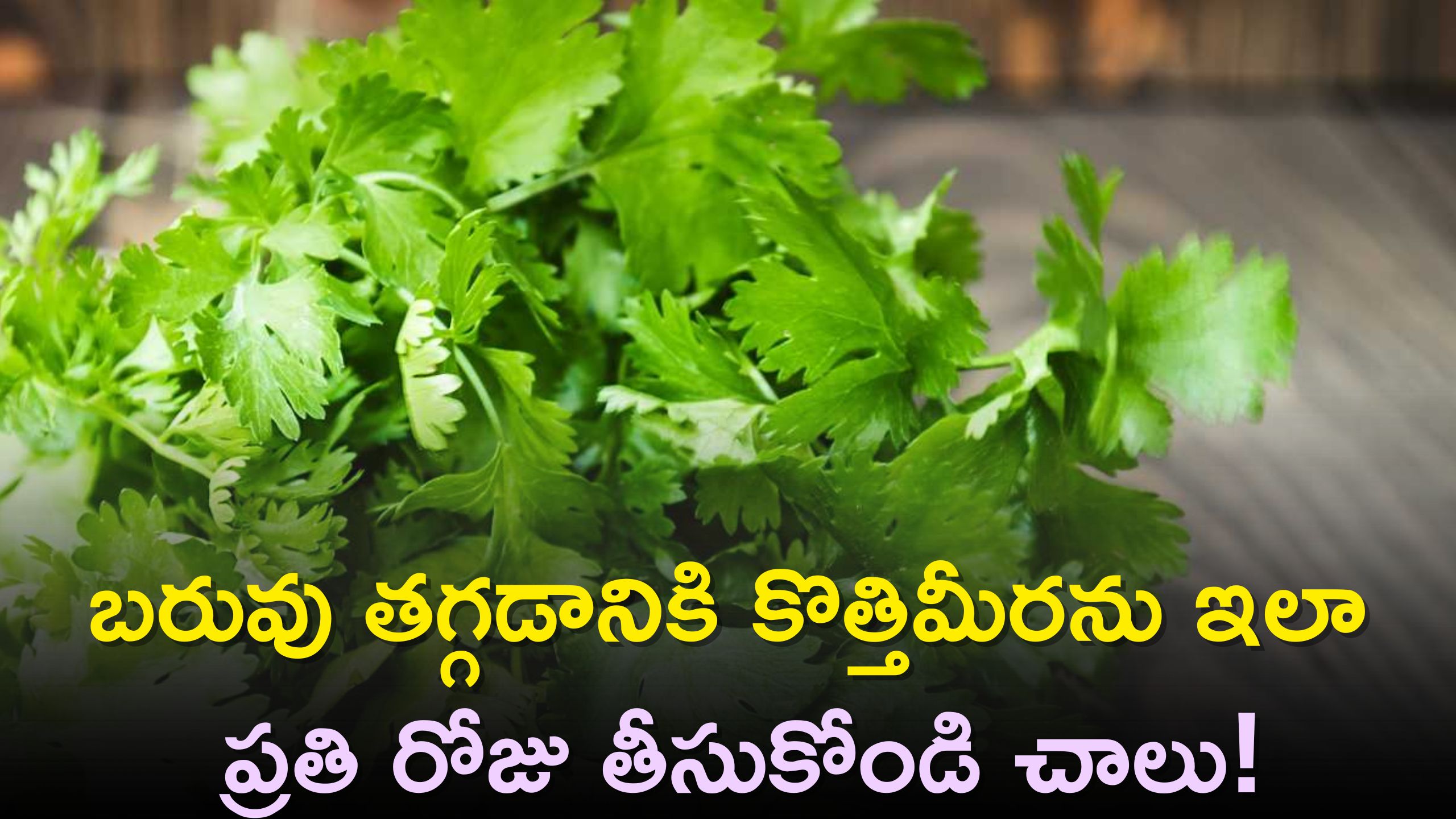 Drinking Coriander Leaves Juice Every Day Can Control Body Weight And