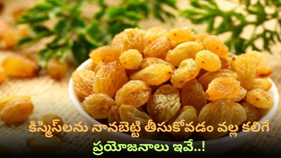 Soaked Raisins Helps In Digestion, Heart Problems And Get Weight Loss