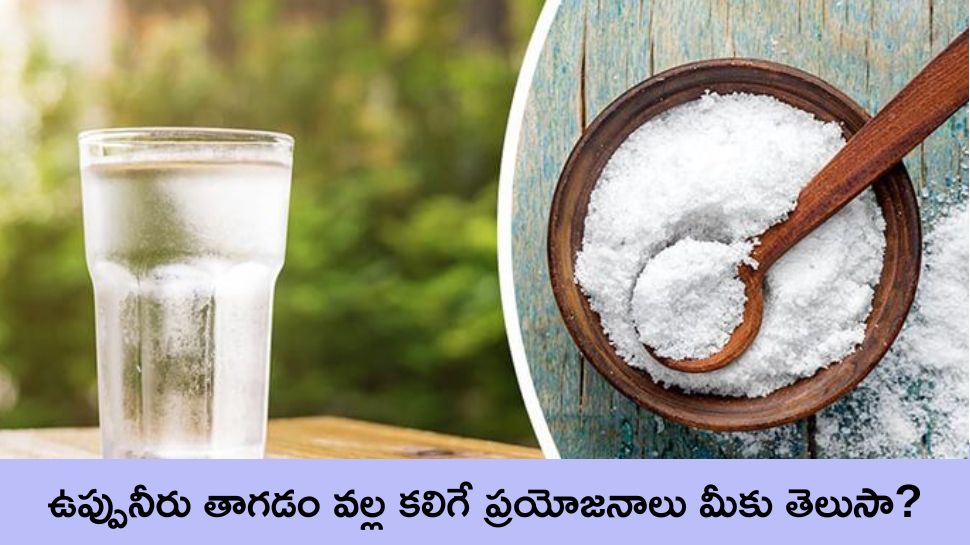 Salt Water: ఉప్పునీరు తాగడం  వల్ల కలిగే ప్రయోజనాలు మీకు తెలుసా?