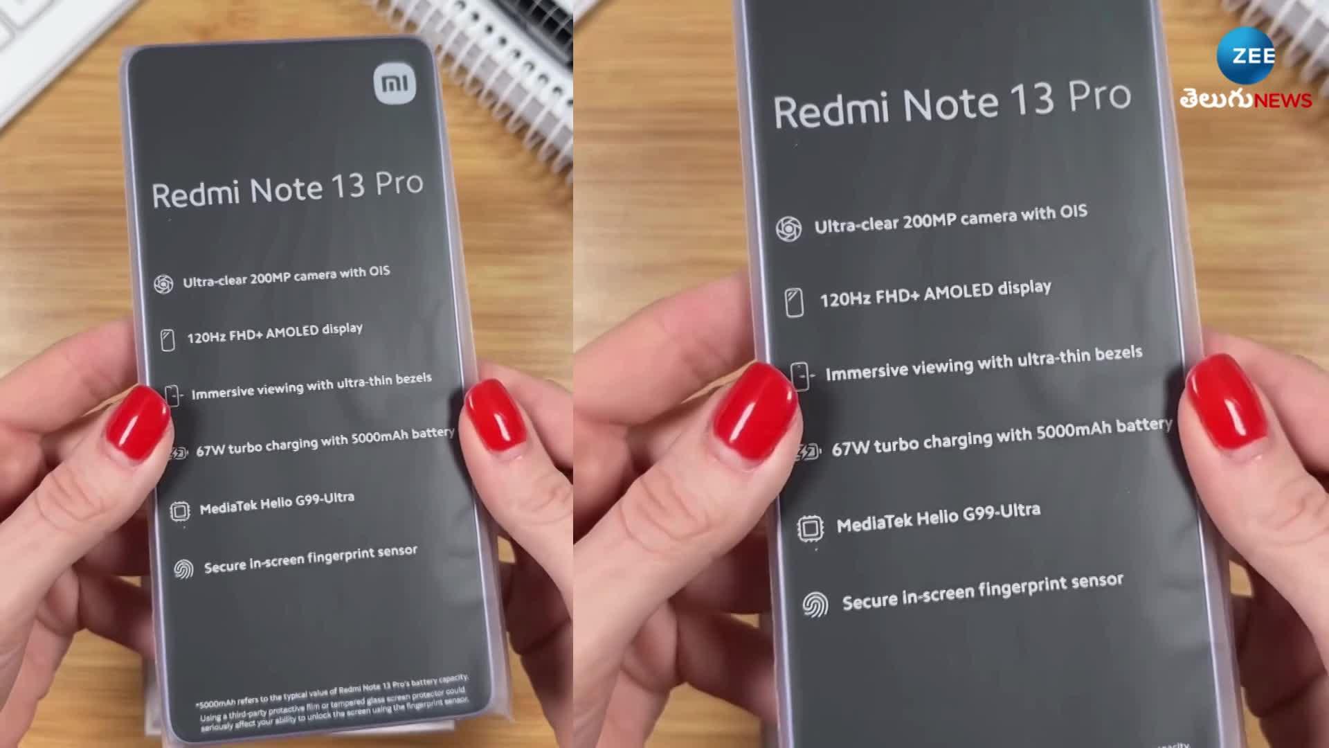 Redmi Note 13 Pro Unboxing: Redmi Note 13 Pro Unboxing Video Dh 