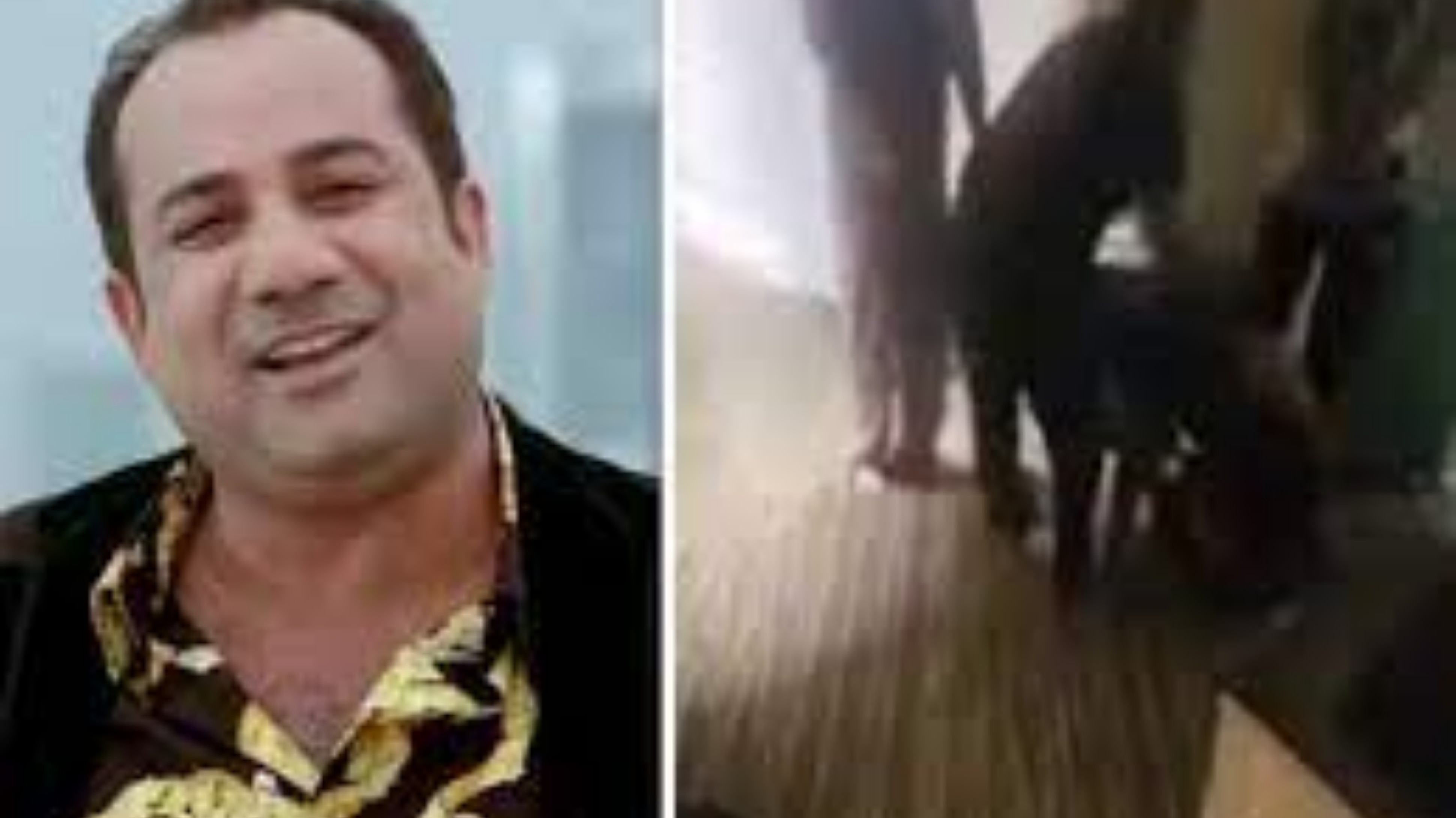 Pakistani Singer Rahat Fateh Ali Khan thrashing Man Over Bottle Video