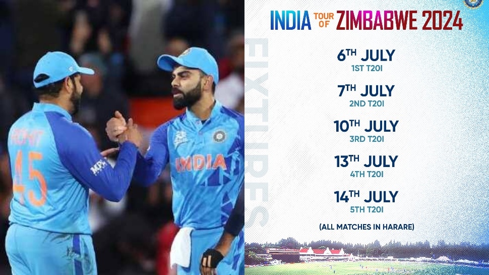 India Vs Zimbabwe T20I Series India tour of Zimbabwe confirmed after