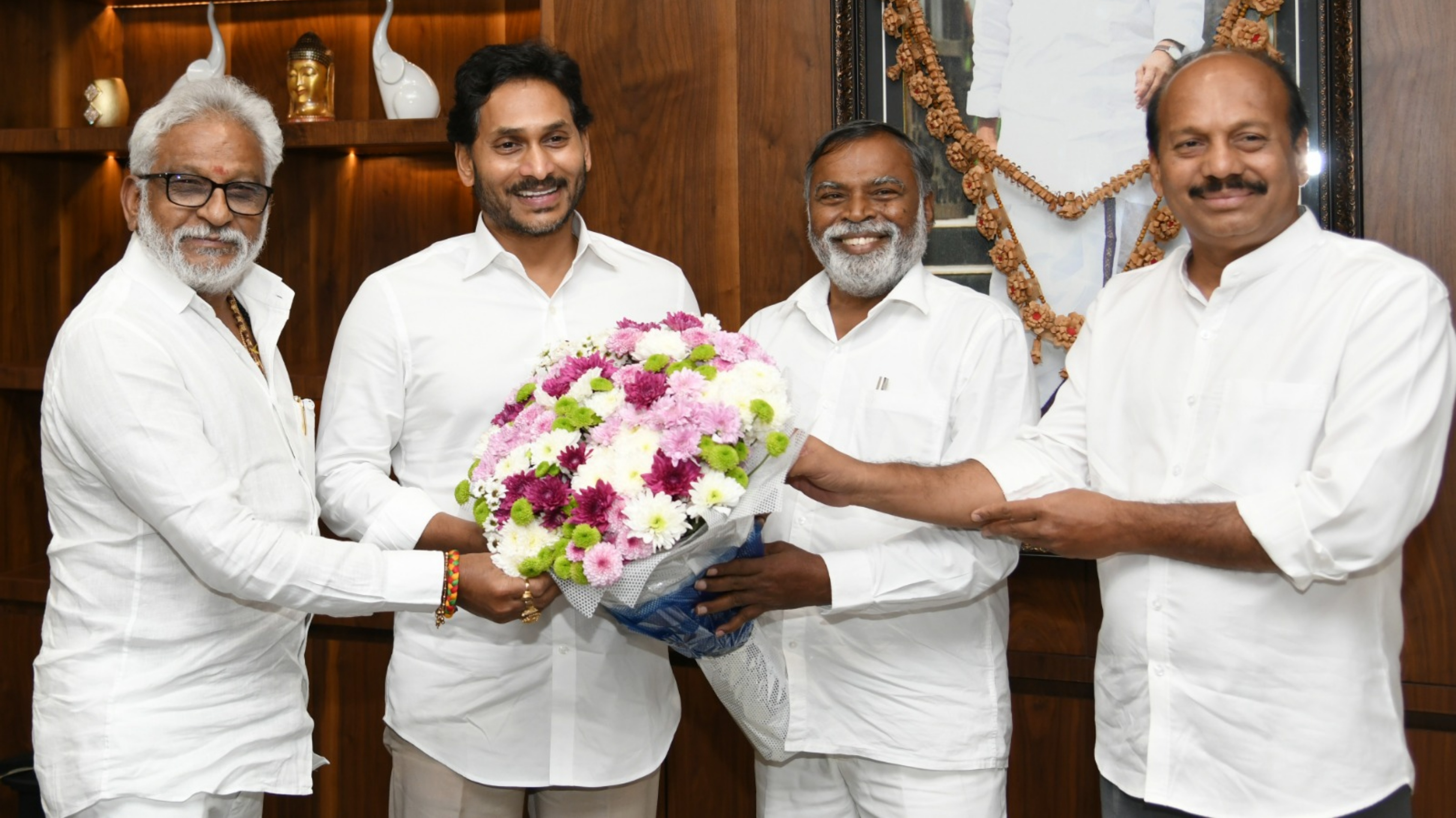 Bolla Raghunath Reddy YS Jagan Announced YV Subba Reddy Golla Babu Rao Meda Raghunath Reddy ...