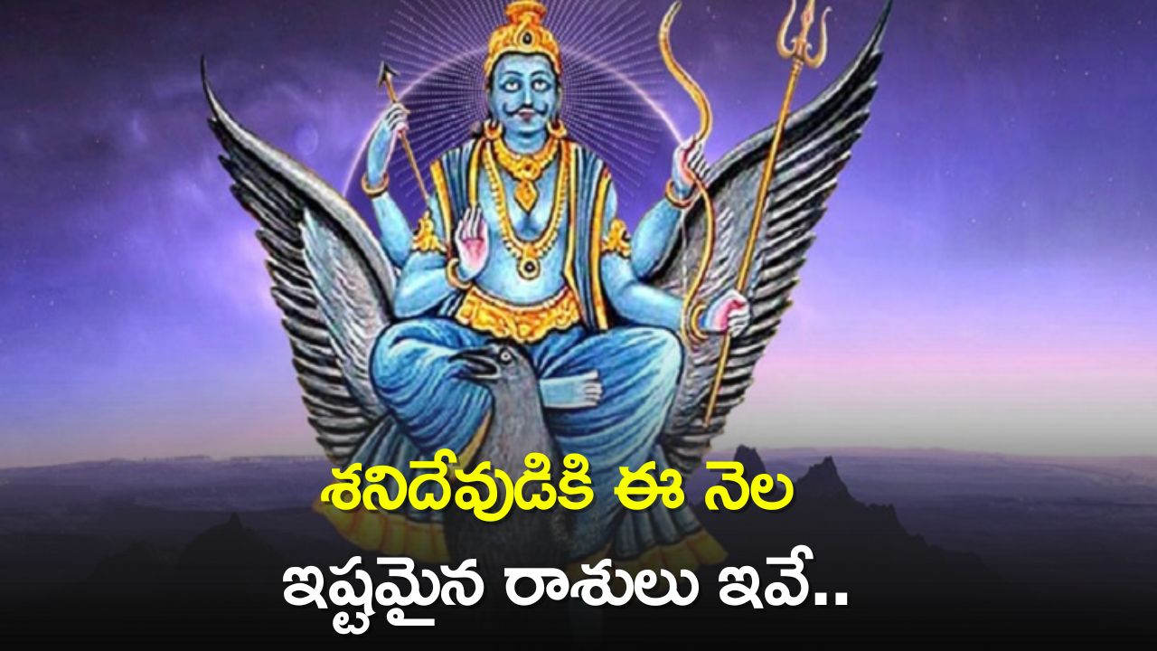 Shani Dev: శనిదేవుడికి ఈ నెల ఇష్టమైన రాశులు ఇవే..వీరికి లాభాలే లాభాలు!