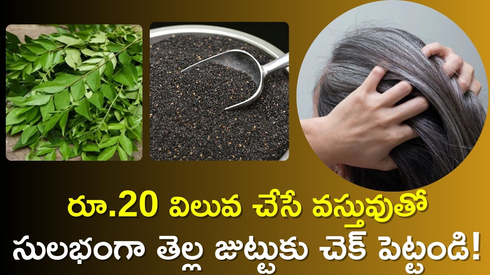 White Hair Solution: రూ.20 విలువ చేసే వస్తువుతో సులభంగా తెల్ల జుట్టుకు చెక్‌ పెట్టండి!