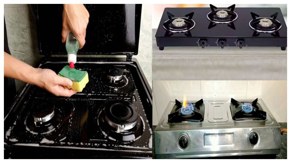 best home tips to clean dirt gas stove in minutes without effort Gas Top Cleaning Tips గ్యాస్
