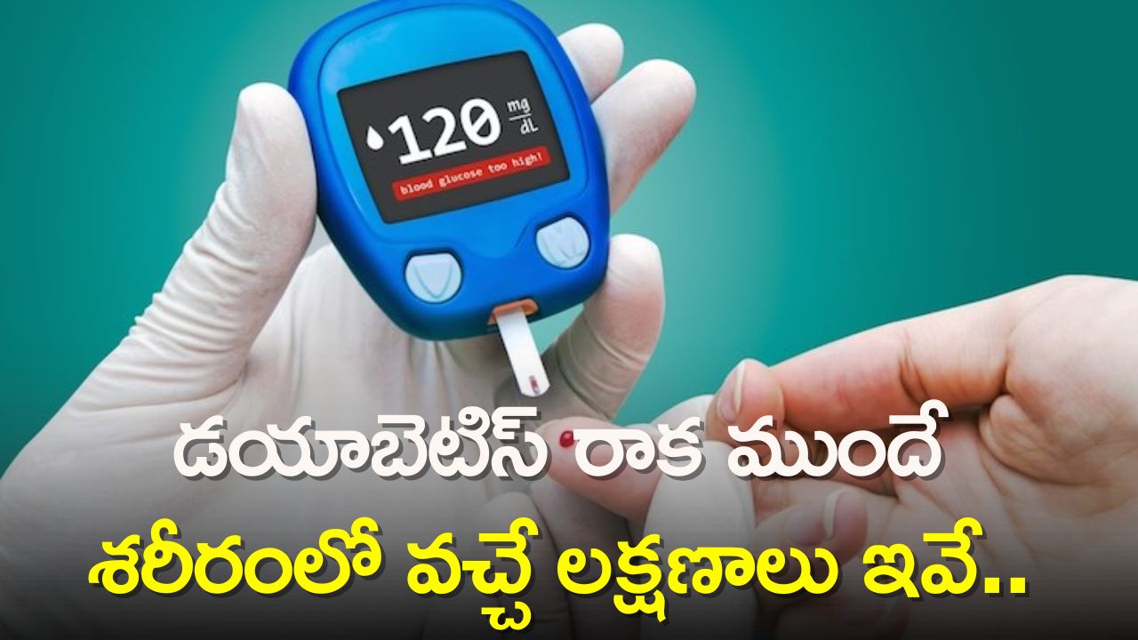 Prediabetes Symptoms: డయాబెటిస్ రాక ముందే శరీరంలో వచ్చే లక్షణాలు ఇవే.. వీటిని అస్సలు విస్మరించవద్దు! 