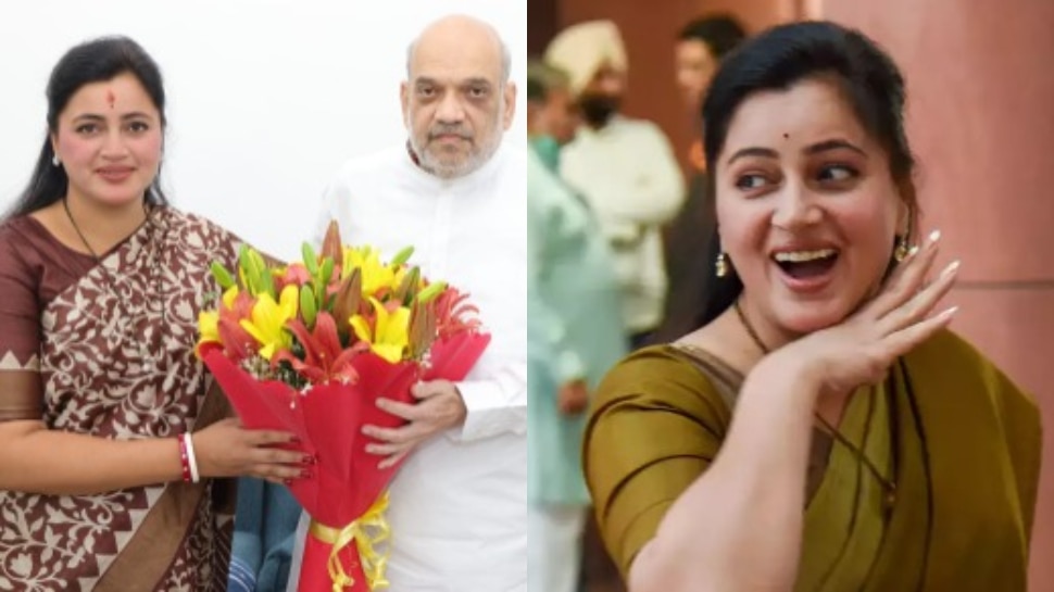 Navnit Ravi Rana lok sabha election 2024 Maharashtra amravati mp candidate navneet kaur ...