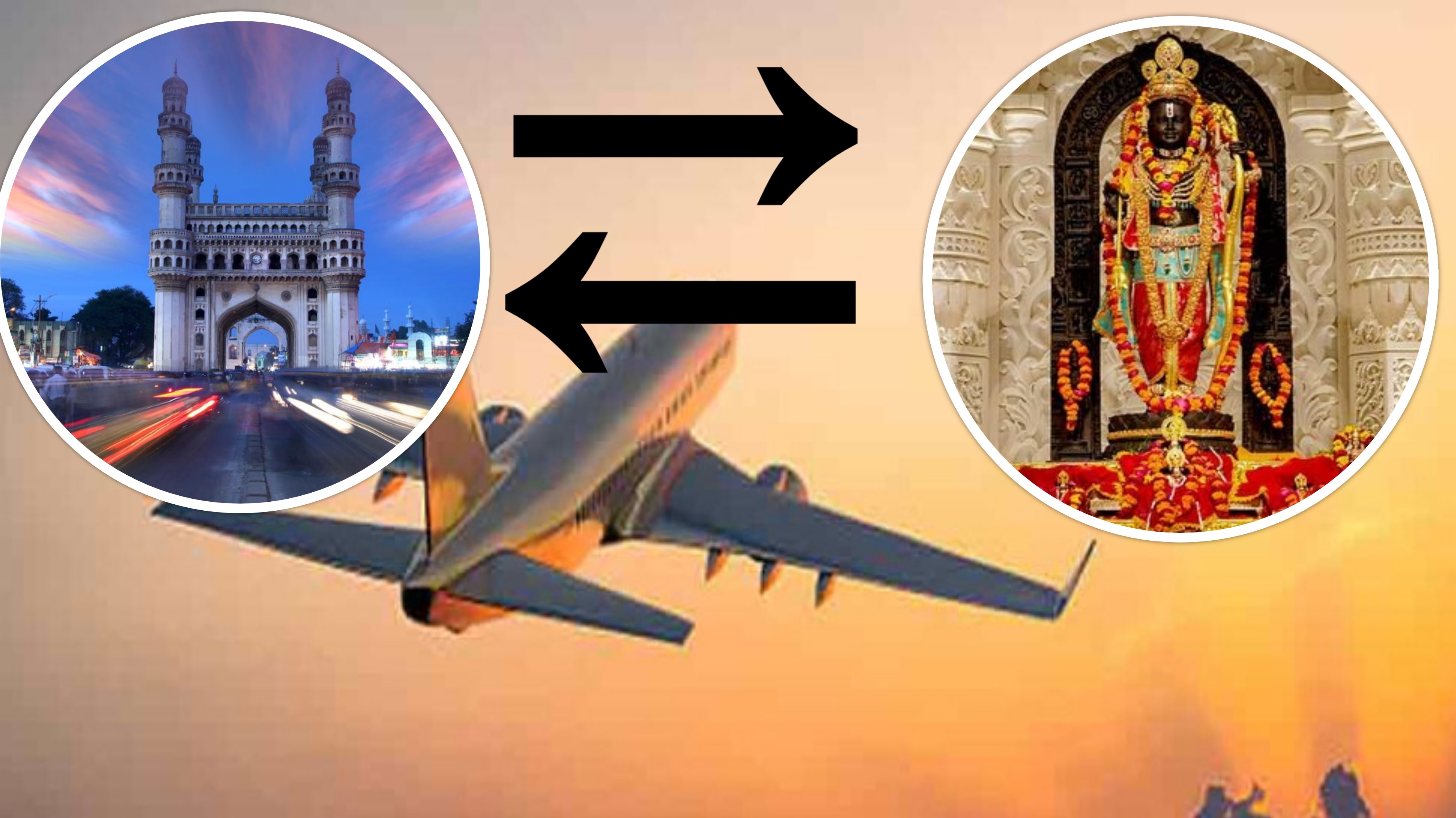 Ayodhya Flight: తెలుగు ప్రజలకు శుభవార్త..  అయోధ్యకు ఎంచక్కా ఎగిరిపోవచ్చు