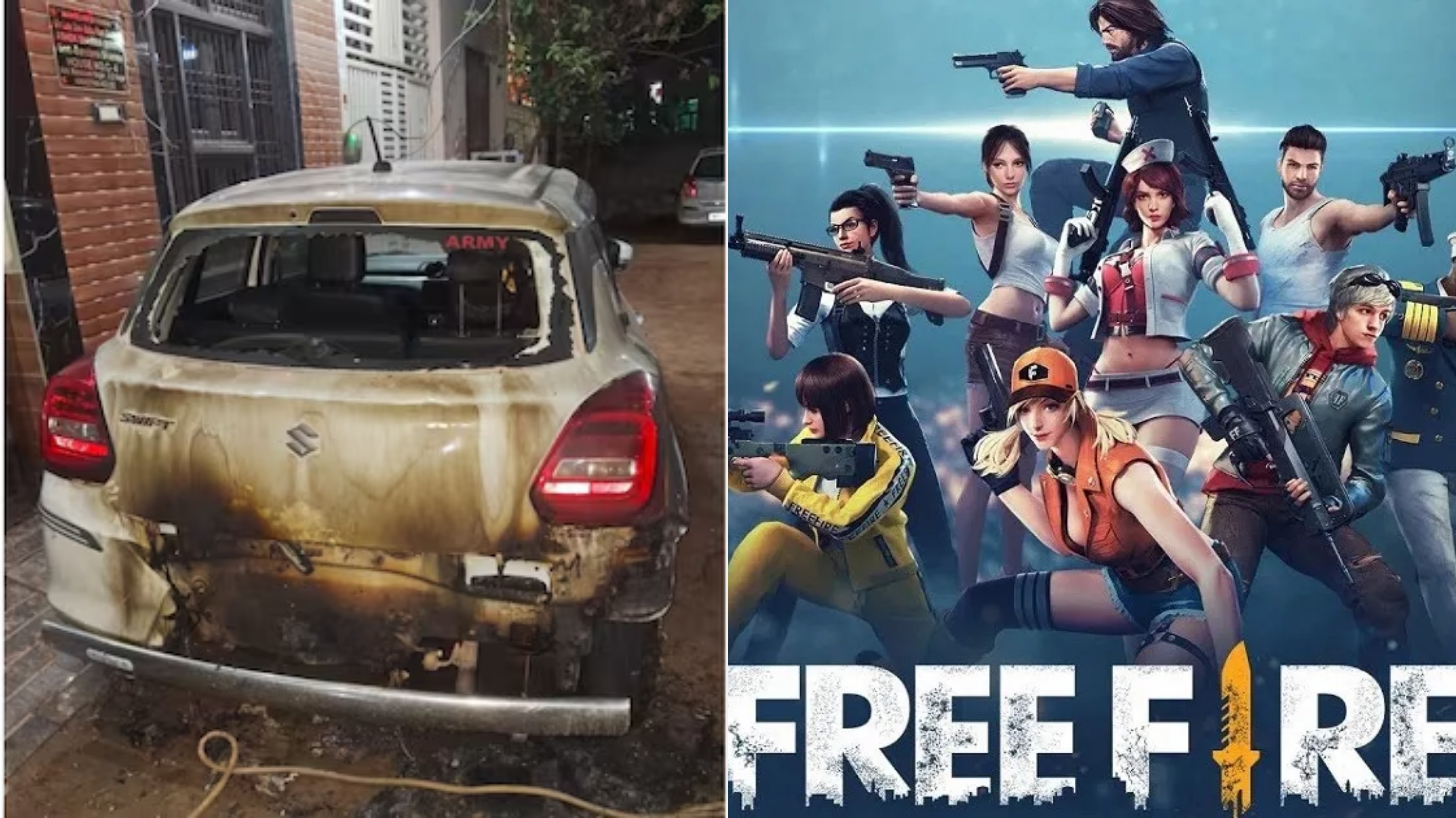 Free Fire Dispute: ఆన్‌లైన్‌ గేమ్‌లో అమ్మాయితో గొడవ.. కారు తగలబెట్టిన యువకుడు