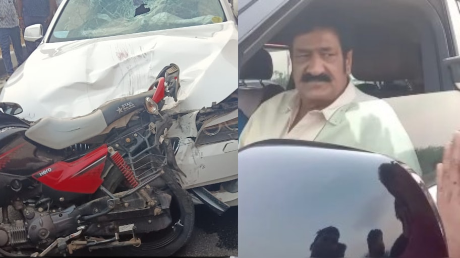 Actor Raghu Babu Car Hits Bike BRS Party Leader Died In Nalgonda ...