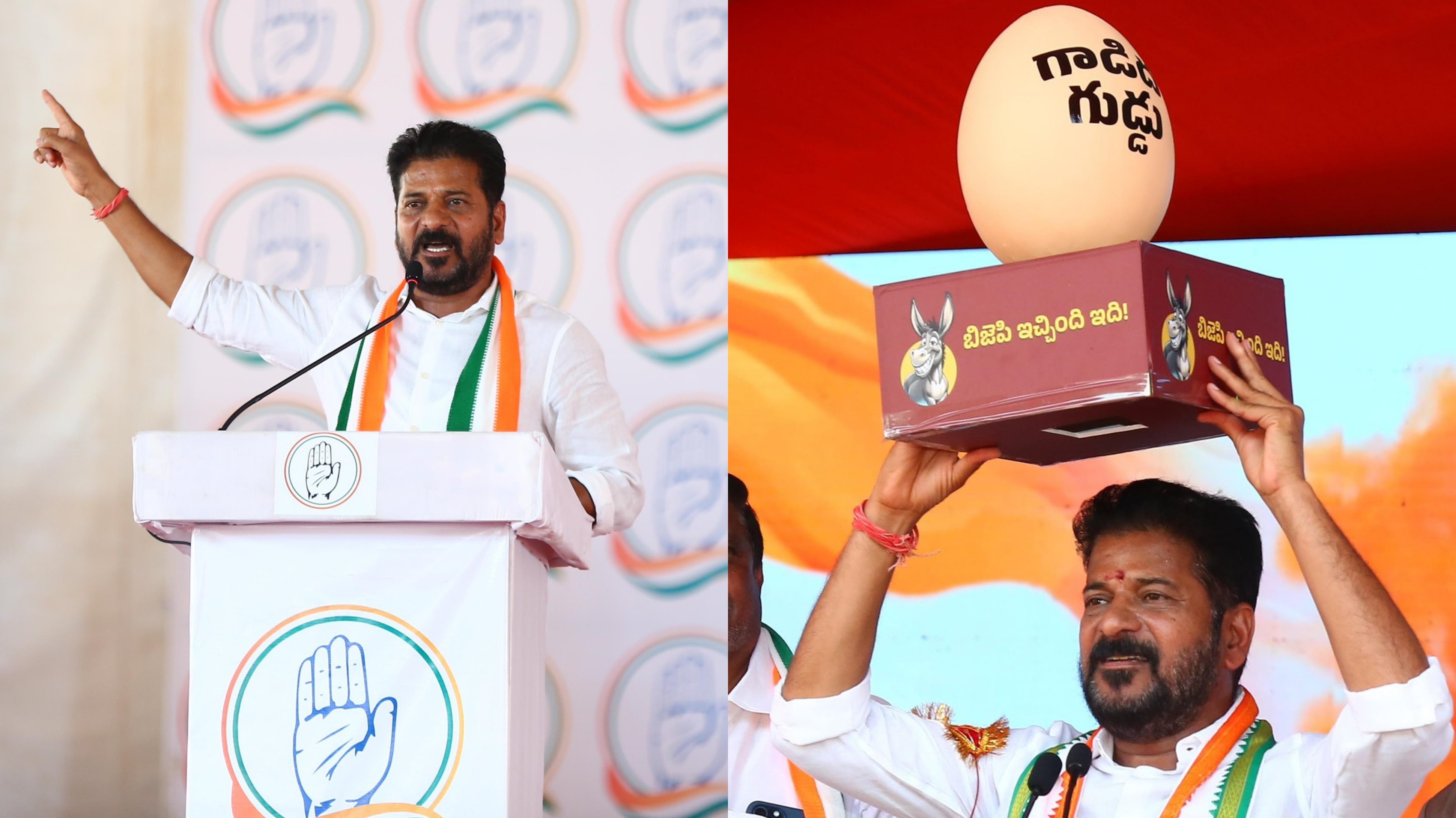 Revanth Reddy: తెలంగాణకు మోదీ ఇచ్చిందేమీ లేదు &#039;గాడిద గుడ్డు&#039; తప్ప: రేవంత్‌ రెడ్డి