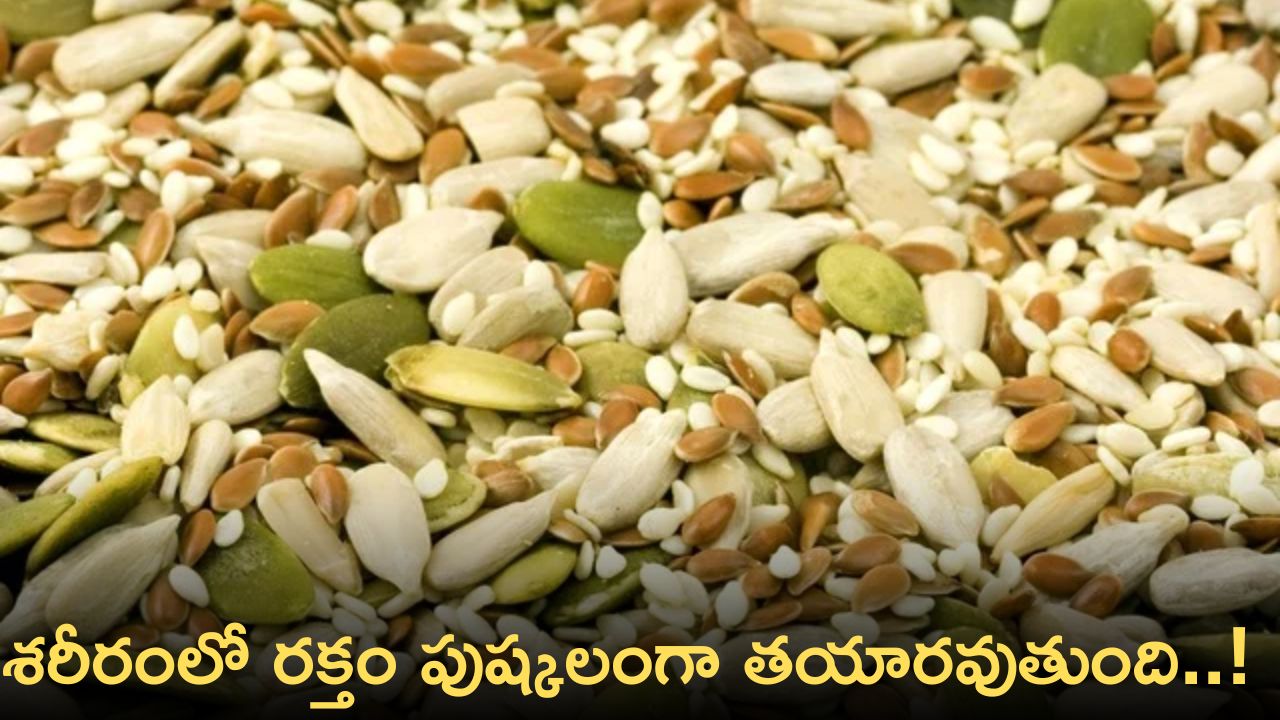 Seeds Rich In Iron: ఈ గింజలను తింటే చాలు.. శరీరంలో రక్తం పుష్కలంగా తయారవుతుంది..! Seeds Rich In Iron: ఈ గింజలను తింటే చాలు.. శరీరంలో రక్తం పుష్కలంగా తయారవుతుంది..!