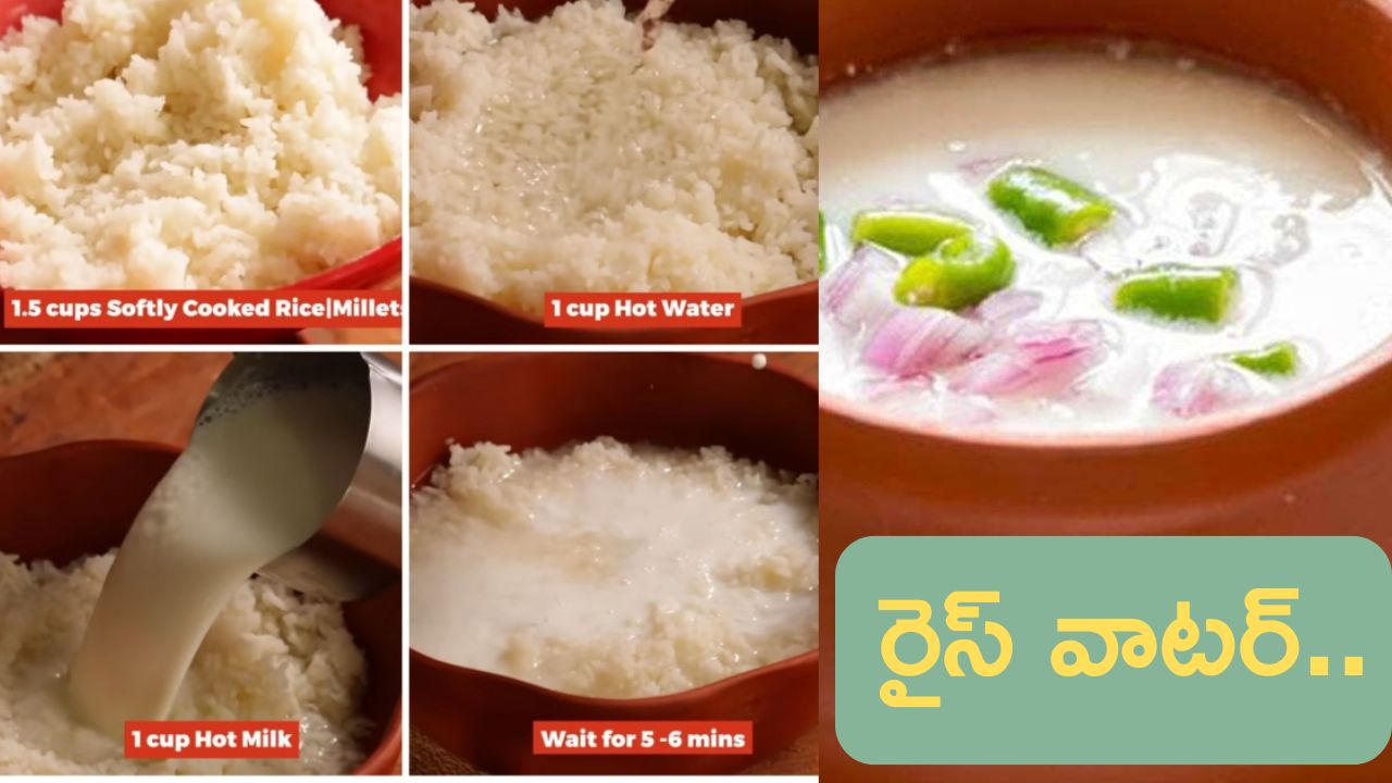 Fermented Rice Water: శరీరాన్ని చల్లగా, హైడ్రేట్గా ఉంచడానికి రైస్ వాటర్.. ఎలా తయారు చేయాలో తెలుసు? Fermented Rice Water: శరీరాన్ని చల్లగా, హైడ్రేట్గా ఉంచడానికి రైస్ వాటర్.. ఎలా తయారు చేయాలో తెలుసు?