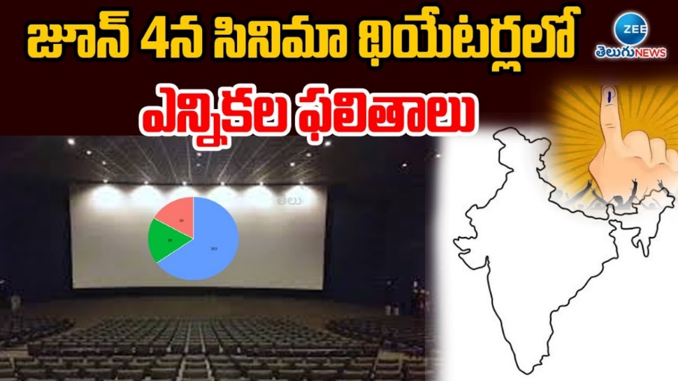 Lok Sabha election results 2024 live telecast in Big movie theatres in